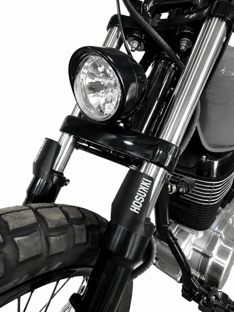 Telegabel Schützer Suzuki LS650 Savage Schwarz/Grau HOSUKKI