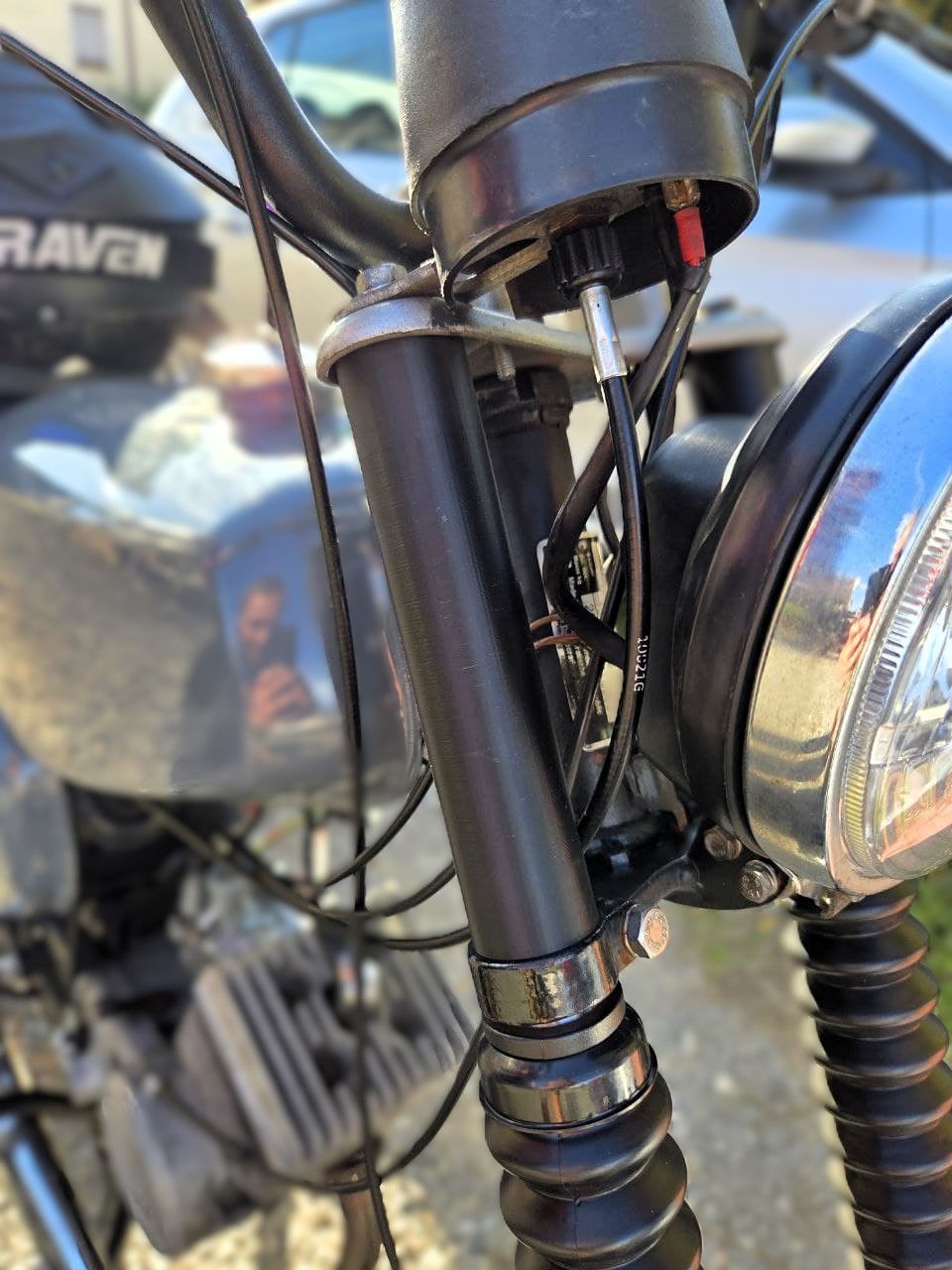 Simson S51 Gabelcover Gabelbrücke HOSUKKI