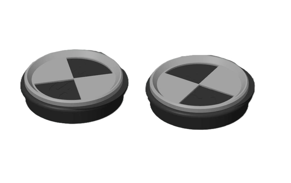 BMW R1200 GS K25 - Frame Cover BMW Logo BICOLOR – Bild 2