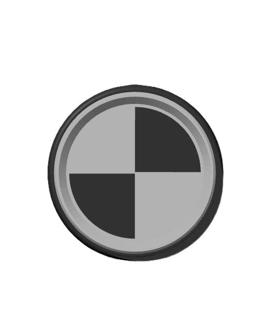 BMW R1200 GS K25 - Frame Cover BMW Logo BICOLOR – Bild 3