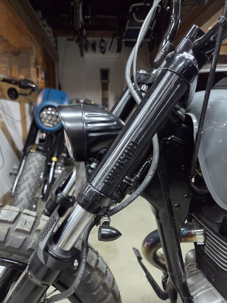 Suzuki LS650 Savage Gabelcover Gabelbrücke "EINTOPF" – Bild 4